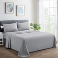 thumbnail image 1 of Marina Decoration 600 Thread Count Ultra Soft Deep Pocket Hotel Standard Solid Bedding Long Staple Percale Cotton All Season Sheet Set with Pillowcase, 1 of 7