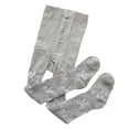 thumbnail image 2 of SUNSIOM Collants pour Tout-Petites Filles, Bas Résille à Imprimé Nœud, Panty Extensible avec Pieds, 2 of 6