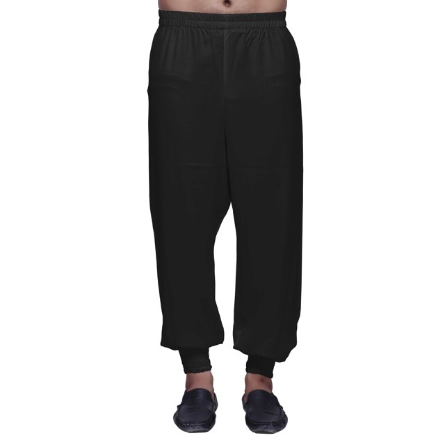 Atasi Mens Rayon Solid Readymade Harem Pajama Ethnic Wear Elastic Bottom Pant