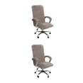 thumbnail image 4 of Transemion 1/2/3 3x Experience Unmatched Comfort And Elegance Chair Covers Wide Application brownness L 2PCS, 4 of 6