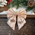 thumbnail image 4 of Bow Ornaments for Christmas Tree, Christmas Ornaments - Christmas Bow Decorations Garland Bow Small Christmas Tree Bow Sequin Bow Tie Christmas Bow Decorations for Home Christmas Party, 4 of 6