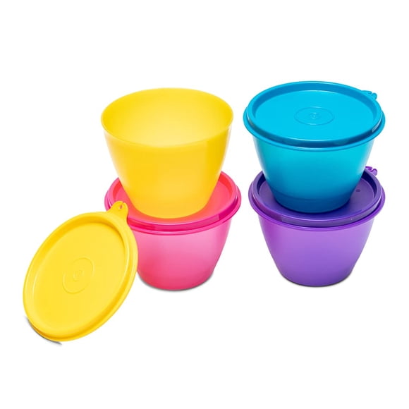 Tupperware Contenant Étanche pour Liquide Bowled Over 400 ml 4 Pcs