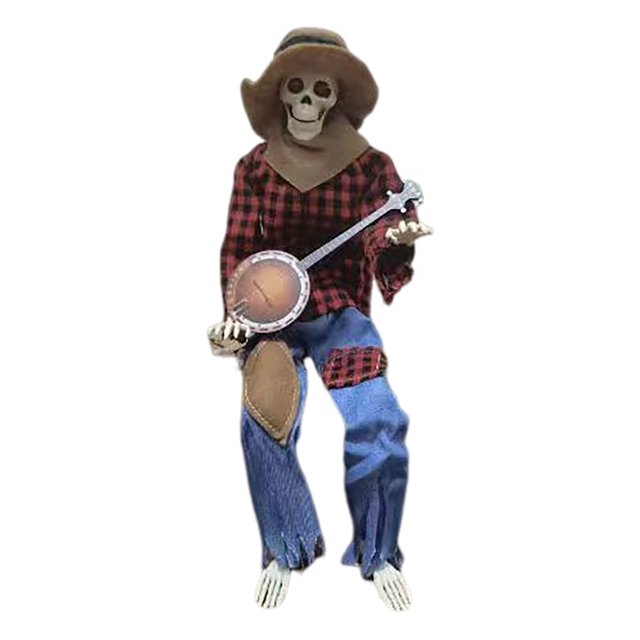 Activate Music Multilingual Skeleton Halloween Autumn Interior Decoration Photos Props Photos Props