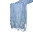 thumbnail image 1 of Unique Bargains 11Ft Cheesecloth Table Runner 35'' x 134'' Rustic Gauze Tablecloth Dusty Blue, 1 of 7