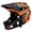 Camouflage Orange, variante sur Casque Intégral de Vélo de Montagne pour Adulte, Casque de Descente VTT de Course pour Hommes/femmes, Casque de Vélo de Montagne pour Adulte avec Visière, Plus de 31 Évents, Circonférences de Tête de 59-61 cm, Casque de Vélo