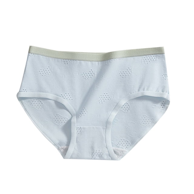 Ultra-Soft Cotton Imitation Girls Underwear - Breathable Mid Rise Hypoallergenic Panties (3-15Y)