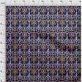 thumbnail image 3 of oneOone Tissu Popeline de Coton Rayé & Paisley Ikat Imprimé 1 Yard 56 Pouces de Large, 3 of 4