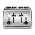 thumbnail image 1 of Hamilton Beach 4 Slice Toaster with Extra-Wide Slots, Bagel Setting, Toast Boost, Slide-Out Crumb Tray, Auto-Shutoff & Cancel Button, Stainless Steel (24798), 1 of 9