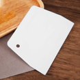 thumbnail image 2 of 2pcs Cake Scraper Cookie Biscuit Dough scraper dough scraper Spatula scraper dough scraper Chopper PP Plastic Baking Scraper Kitchen Bakery Tool, White, 2 of 9