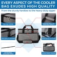 thumbnail image 3 of EIGTHTAIL 24 Can Soft-Sided Cooler with Shoulder Strap  Gray, 3 of 7