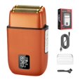 thumbnail image 1 of Electric For Men Face Electric Shavers For Men Foil Shaver With 3 Adjustable Speeds Rechargeable Close Shave Trimmer With Led Display For Face/Beard/Head Shaver,Orange Beauty Equipment, 1 of 8