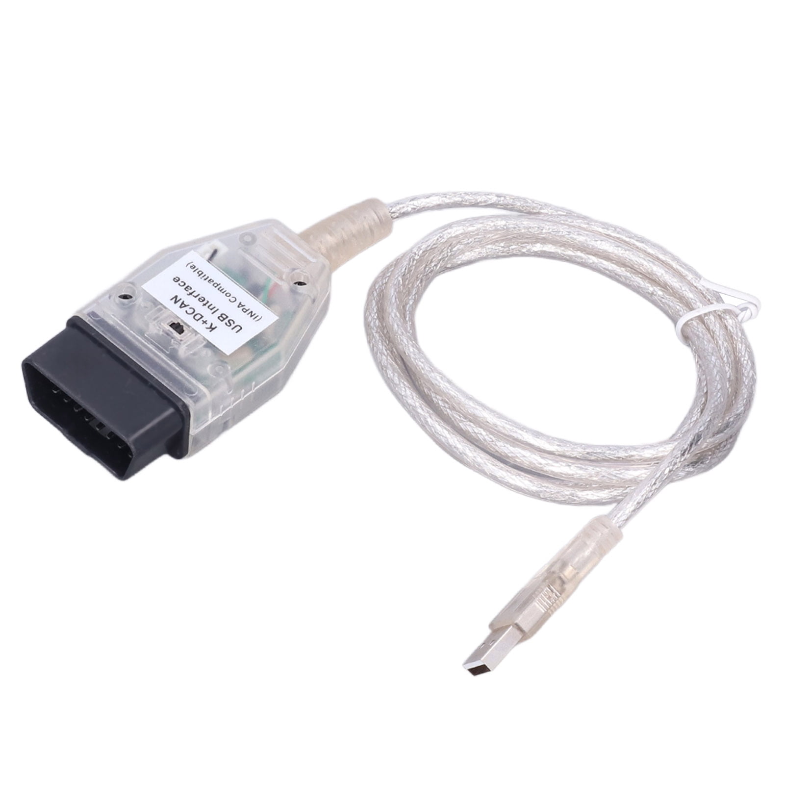 Câble de Diagnostic de Voiture, Câble USB ABS OBD2 Interface Léger Résistant à l'Usure Anti-Âge Remplacement pour Department 5 E60 2004-2009 pour Auto