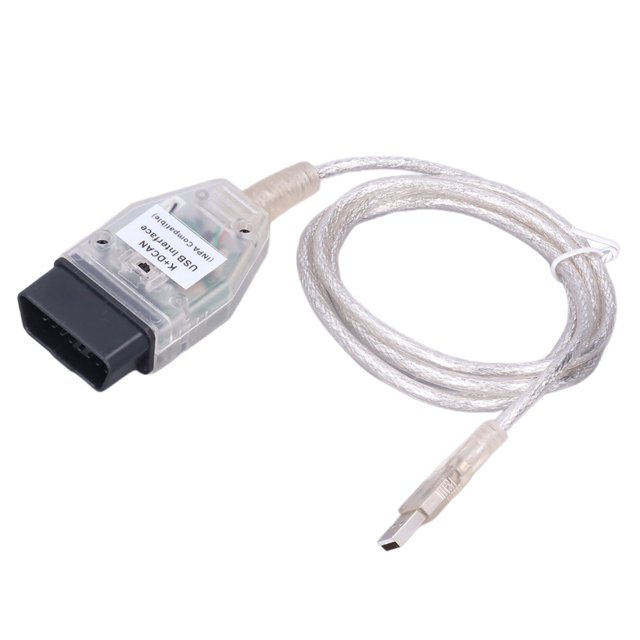 Câble de Diagnostic de Voiture, Câble USB ABS OBD2 Interface Léger Résistant à l'Usure Anti-Âge Remplacement pour Department 5 E60 2004-2009 pour Auto