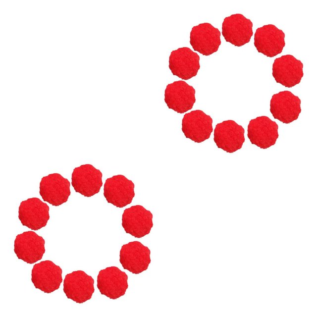 QualitChoice Lot de 10 Balles d'Eau Réutilisables Jeu de Plage pour Piscine Jouets de Bataille Absorbants Interactifs Rebondissants Jouet Parent-Enfant Rouge 2 Ensembles