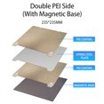 thumbnail image 2 of Plateau de Construction PEI Impression 3D Lit Double Face Surface Texturée PEI Ressort Magnétique Acier Flexible Platform Compatible avec Ender-3 S1/ Ender-3 S1 Pro/End-5 S1/K1 Imprimantes 3D - 235*235 mm avec Feuille Magnétique, 2 of 8