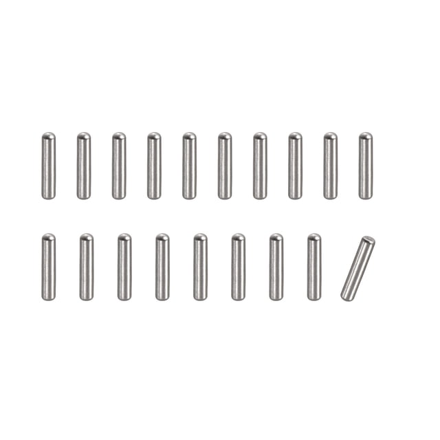 Unique Bargains 1x5mm Broches de Cheville, 20 Pack Tête Ronde Chanfreiné Fin Broche