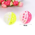 thumbnail image 3 of 2PCS Christmas Pet Playing Ball Plastic Bell Design Cat Toy Ball Kitten Toy, 3 of 10