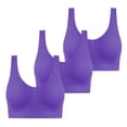thumbnail image 1 of Birdeem 3Pc Ladies Traceless Comfortable No Steel Ring Breathable Gathering Bra Woman Underwear, 1 of 12