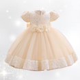 thumbnail image 2 of Robes Habillées pour Filles Manches Bouffantes Robes de Bal Robe en Tulle pour Tout-Petits Robe Fille pour Filles 3-4 Ans, 2 of 6