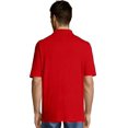 thumbnail image 4 of Hanes Mens FreshIQ X-Temp Polo, 3XL, Navy, 4 of 4
