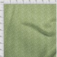 thumbnail image 3 of oneOone Coton Flex Vert Tissu Floral Matière de Robe Tissu Imprimé Tissu au Mètre 40 Pouces de Large, 3 of 5