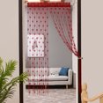 thumbnail image 3 of Heart String Curtain 200x50cm, Beaded Door Window Divider Panel for Room Decor Bohemian Sheer Valance, 3 of 3