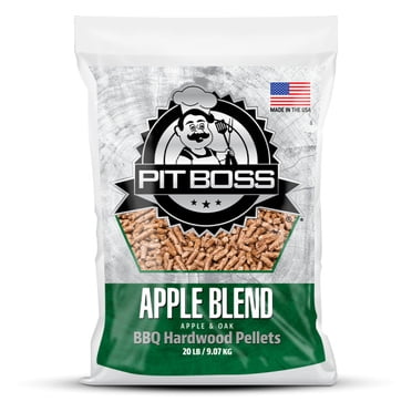 Granules de bois dur Pit Boss saveur Pomme pour grillades – Sac de 20 lb