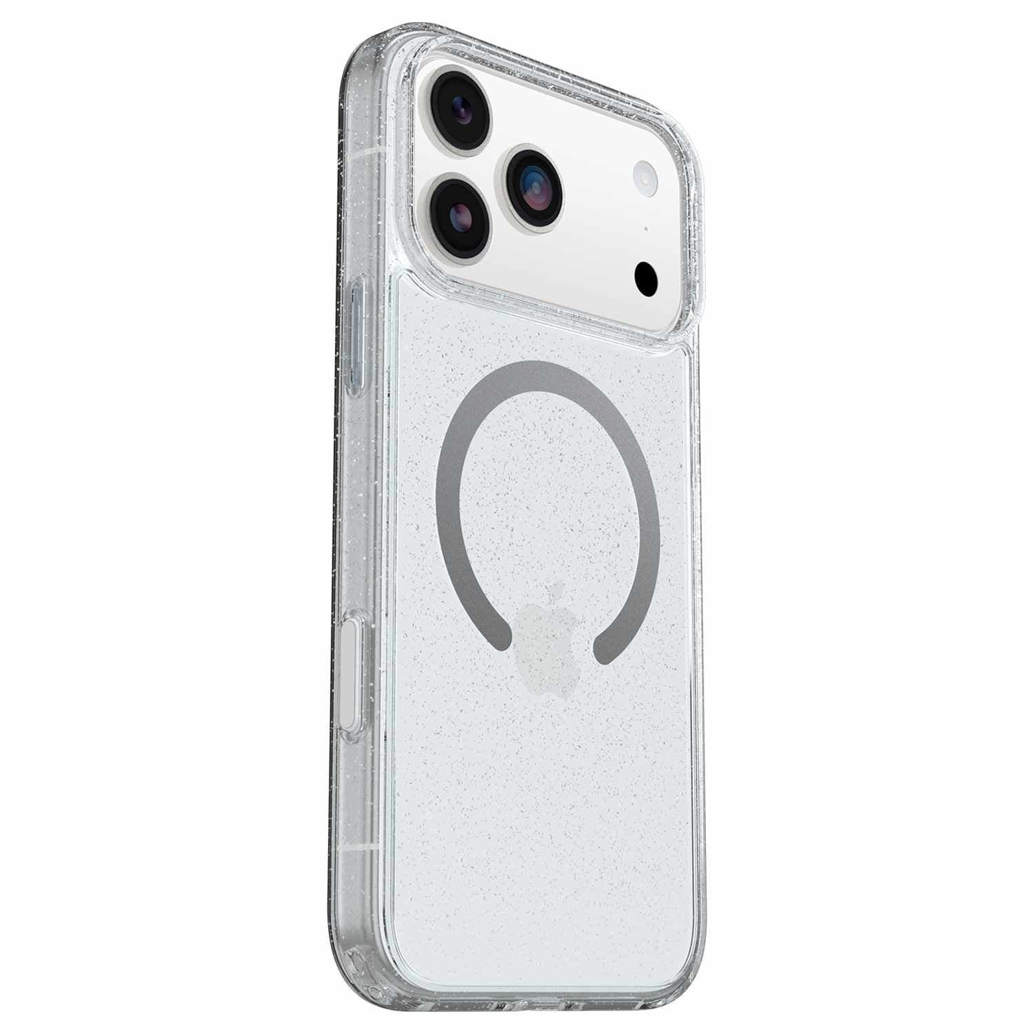OtterBox Symmetry Clear MagSafe Case w/Camera Control Stardust 3.0 with Blue Tint (Clear) for iPhone 17 Pro