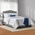 thumbnail image 1 of Mainstays 5-Piece Yarn Dyed Stripe Comforter Set, King, 1 of 6