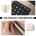 thumbnail image 4 of PU Leather Notebook Binder Loose Leaf Ring Binder Personal Planner Folder, 4 of 7