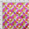 thumbnail image 3 of oneOone Silk Tabby Purple Fabric Geometric Craft Projects Decor Fabric Printed By The Yard 42 Inch Wide, 3 of 4