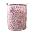 thumbnail image 4 of Patterned Linen Laundry Hamper Without Lid Large Open Top for Bedroom or Bathroom - Durable Breathable -Linen Fabric Laundry with Stylish Easter Pattern and Easy Carrying Design, 4 of 5