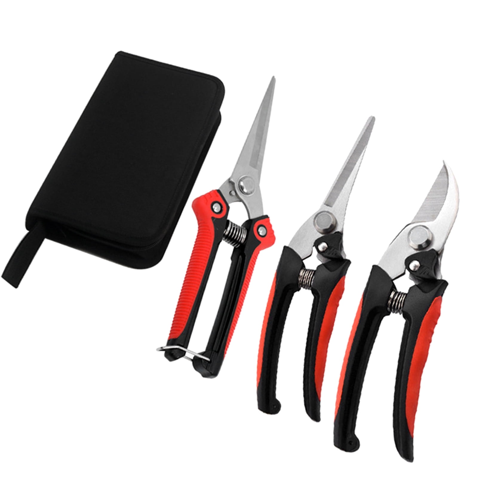 Pruning shears set for gardening trees, manual pruning shears, manual garden pruning shears, stainless steel