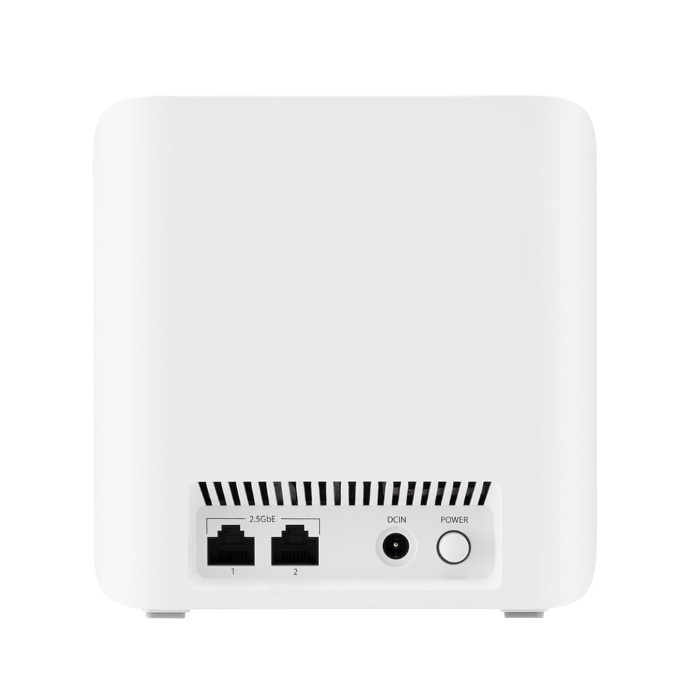 ASUS ZenWiFi BD4 Wi-Fi 7 Mesh bi-bande, 3600 Mbit/s, 230 m² (lot de 1), deux ports 2,5 G, sécurité et contrôle parental inclus, SSID Smart Home Master
