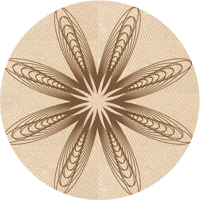 Ahgly Company Tapis d'Intérieur Lavables en Machine, Carrés Transitionnels Brun Bronze, Carrés de 3'