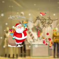 thumbnail image 2 of Abbracc Christmas Santa Claus Snowflake Reindeer Xmas Tree Window Wall Stickers Decal, 2 of 9