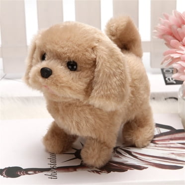 Toy Clearance!Toy Dog, Electronic Interactive Dog,Interactive Plush Puppy Toy,Toy Dogs That Walk and Bark,Simulation Plush Electric Puppy Pet Toy Dog Can Walk and Call Toy Dog Children’s Gift