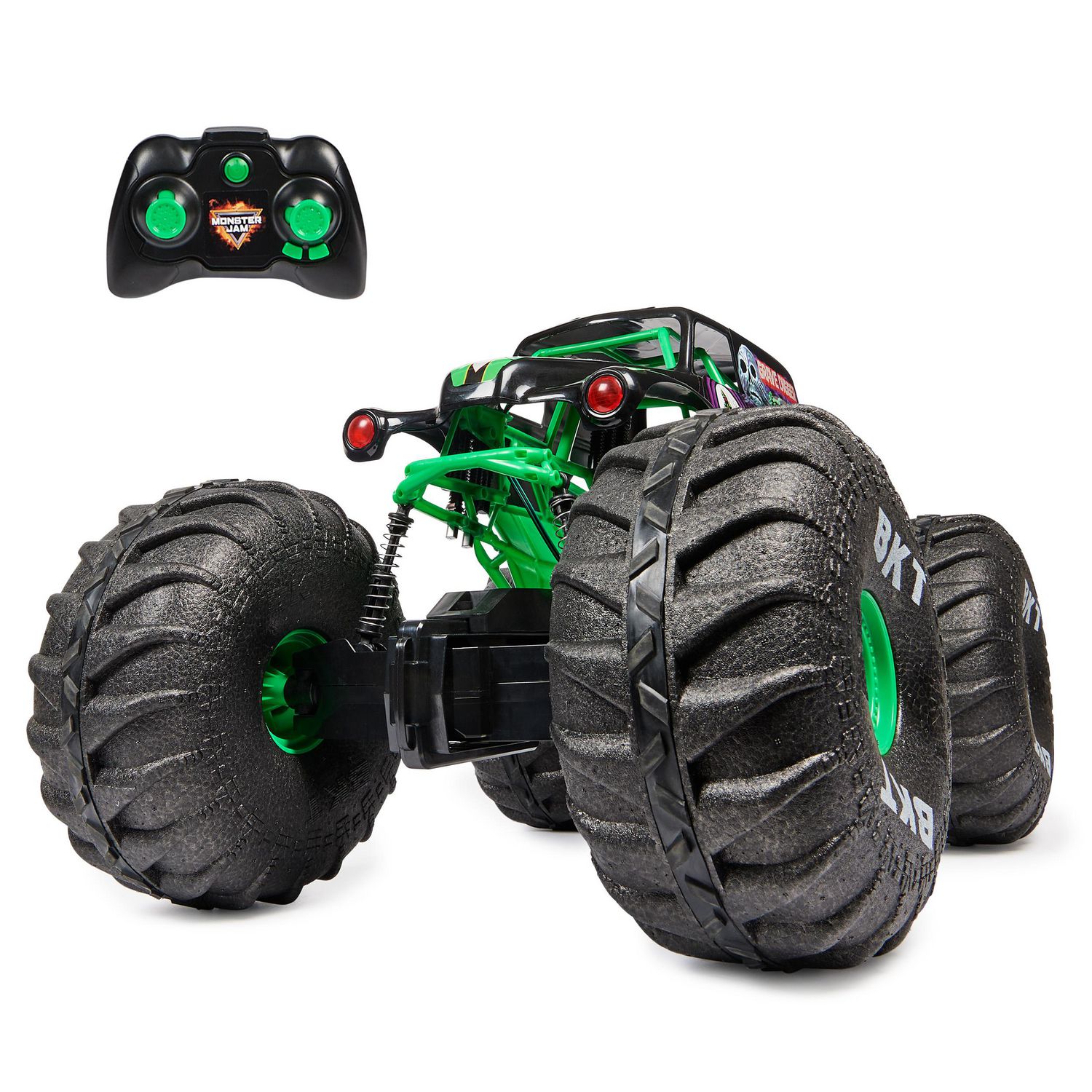 Official Mega Grave Digger All-Terrain Remote Control Monster Truck, Over 2 Ft. Tall, 1:6 Scale, Kids Toys for Boys and Girls Ages 4-6+