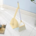 thumbnail image 4 of Chmadoxn Dorm Room Essentials, Children's Brooms And Dustpan Set, Brooms And Dustpan Set For Home, Stainless Steel Handle Brooms With Dustpan Combo Set For Home Office Plastic broom set, 4 of 8