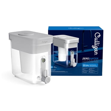 Culligan With ZeroWater Technology 22 Cup Water Filter Dispenser Pitcher with 5-Stage Advanced Water Filter