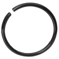 thumbnail image 2 of Nose Ring Hoop Black IP Surgical Steel Universal Jewelry 22G 8MM 10MM 12MM, 2 of 7