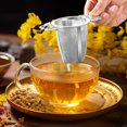 thumbnail image 3 of Tea Maker 304 Stainless Steel Loose Leaf Tea Filter with Lace Design for Herbal Green Black Tea Brewing, 3 of 5