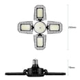 thumbnail image 3 of LED Garage Light E27 Folding Transformer Garage Light 100W High Power Industrial Lighting Light Quad Leaf, 3 of 5