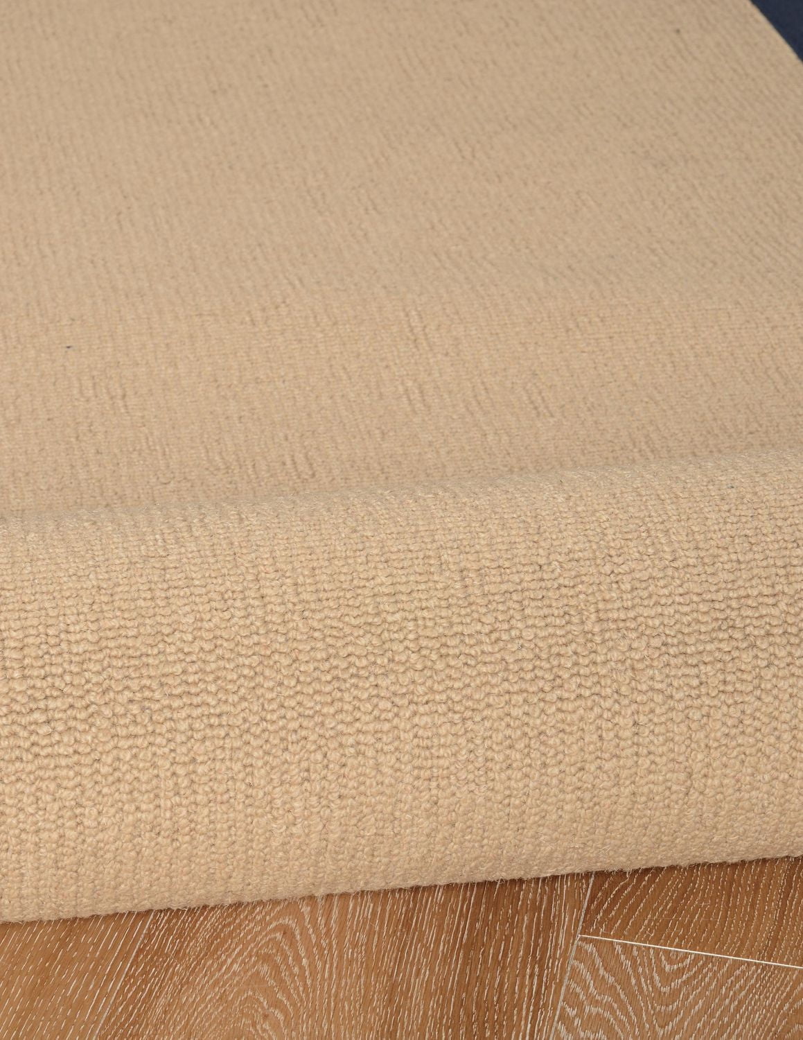 Tapis d'appoint Athena sisal et bleu de 4 pi x 6 pi