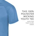thumbnail image 2 of Augusta sportswear Boy's Attain Wicking Two Button Baseball Jersey, 2 of 6