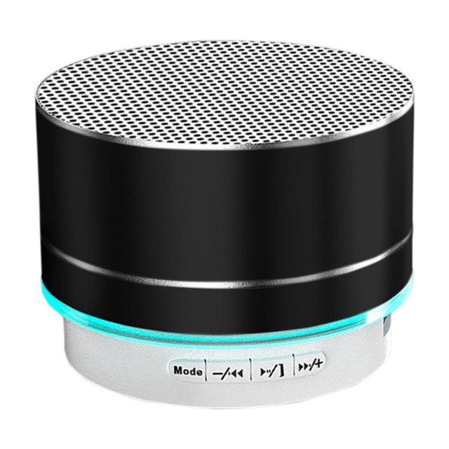 Bdday Haut-Parleur Bluetooth en Métal Mini Système de Son Portable pour Ordinateur Portable