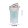 thumbnail image 3 of Protein Shaker Bottle 300ml with Built-In Stirrer and Measurement Scale for Protein , Gym, and Sports, 3 of 6