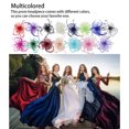 thumbnail image 3 of facefd Fasinateur en Maille pour Femmes, Coiffe Longue Durée Multicolore pour Bal de Promo, Séance Photo Cosplay, Bandeau pour Fille, Rouge Rose, 3 of 9