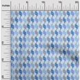 thumbnail image 2 of oneOone Polyester Spandex Light Blue Fabric Geometric Sewing Craft Projects Fabric Prints By Yard 56 Inch Wide, 2 of 5