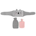 thumbnail image 2 of Hot Water Bag, Rubber Warm Water Bag Soft  For All People For Home Pink, 2 of 8